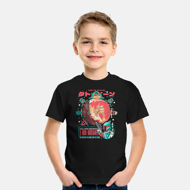 Save The Sand Planet-youth basic tee-Sketchdemao
