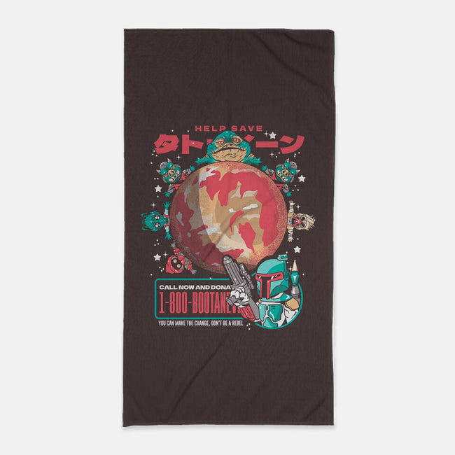 Save The Sand Planet-none beach towel-Sketchdemao