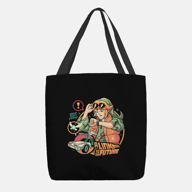 Link To The Future-none basic tote bag-eduely