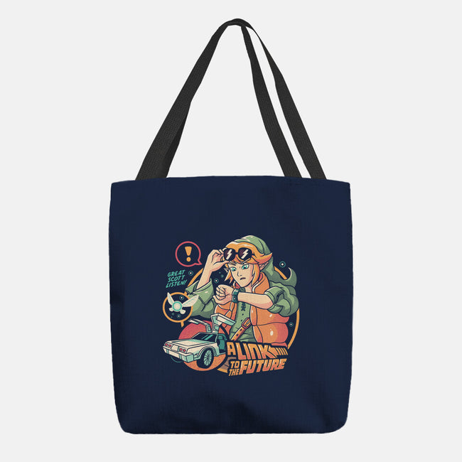 Link To The Future-none basic tote bag-eduely