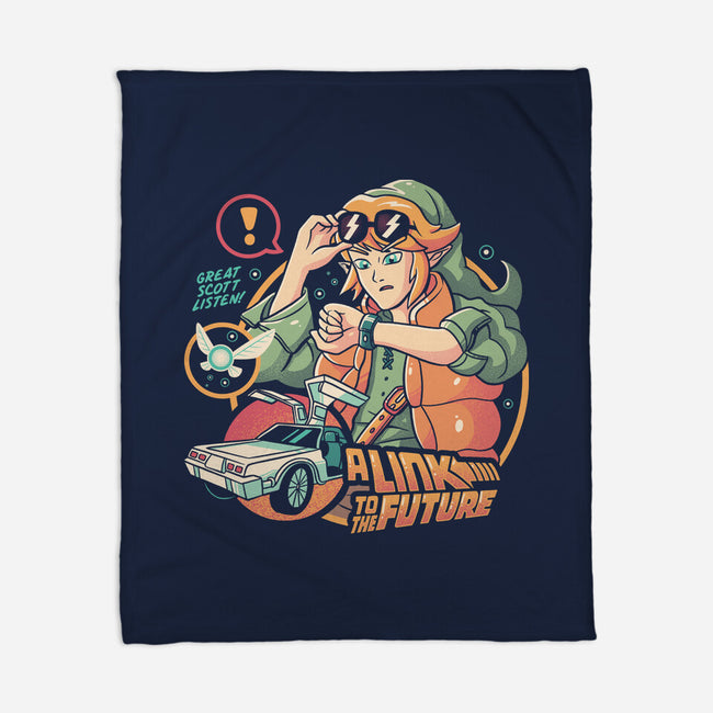 Link To The Future-none fleece blanket-eduely