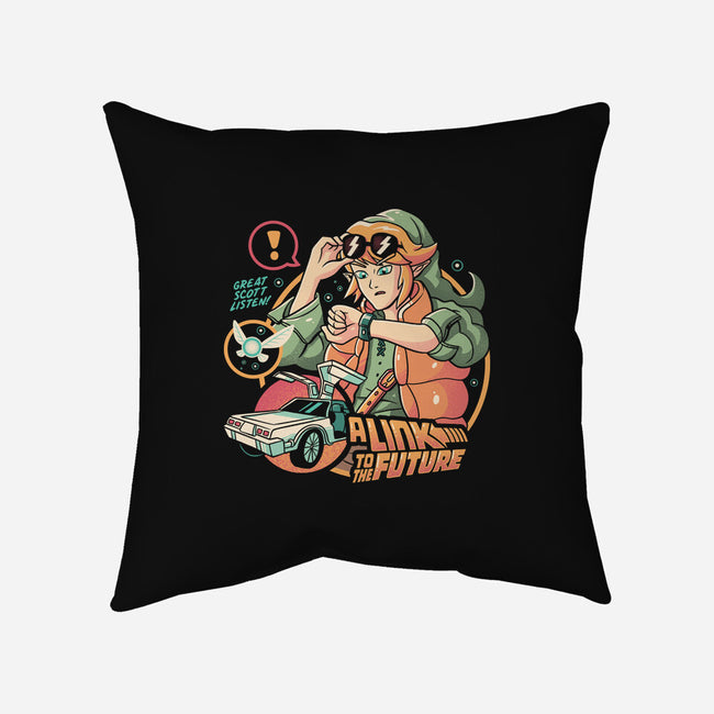 Link To The Future-none removable cover w insert throw pillow-eduely