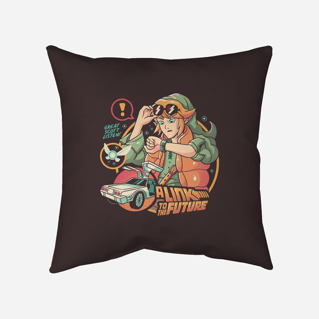 Link To The Future-none removable cover w insert throw pillow-eduely