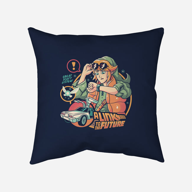 Link To The Future-none removable cover w insert throw pillow-eduely