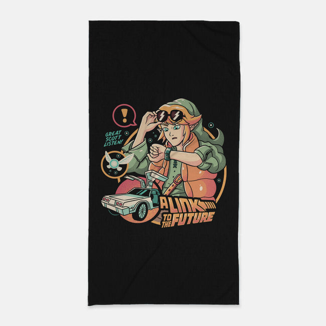 Link To The Future-none beach towel-eduely