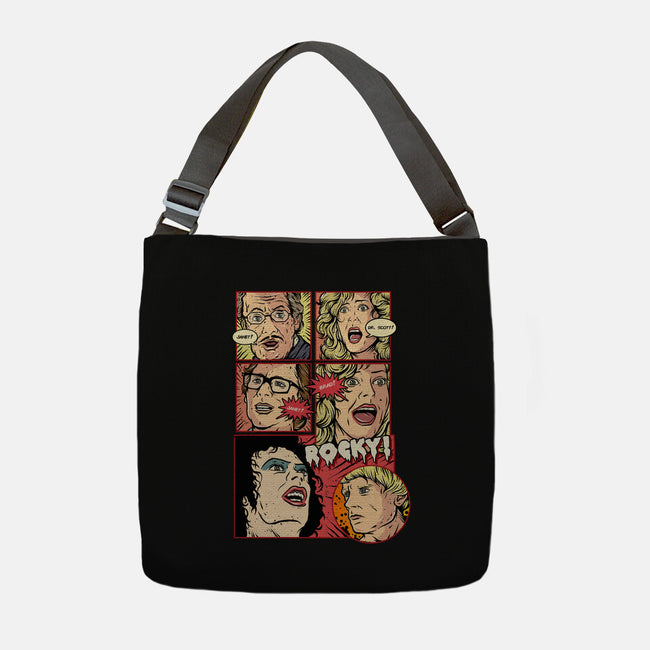 Horror Show-none adjustable tote bag-Green Devil