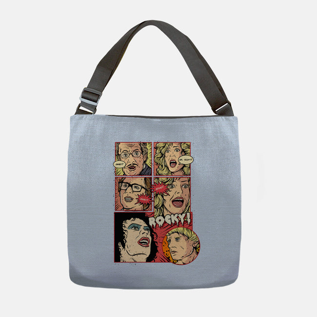 Horror Show-none adjustable tote bag-Green Devil