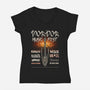 Land Of Shadows Music Fest-womens v-neck tee-NMdesign