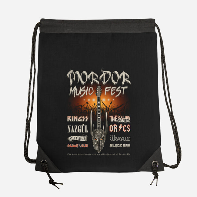 Land Of Shadows Music Fest-none drawstring bag-NMdesign