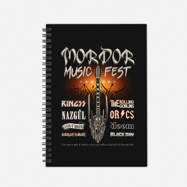 Land Of Shadows Music Fest-none dot grid notebook-NMdesign