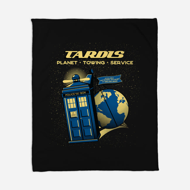 Planet Towing Service-none fleece blanket-tobefonseca
