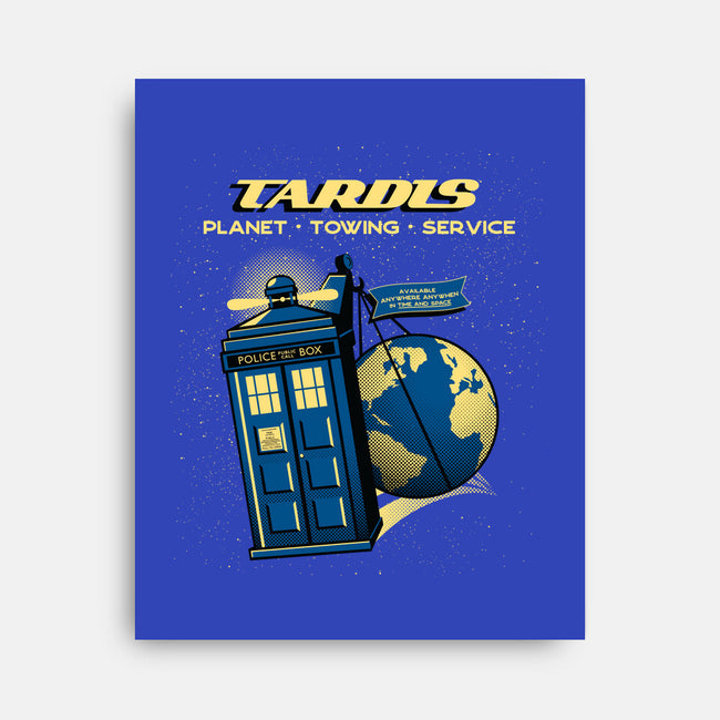 Planet Towing Service-none stretched canvas-tobefonseca