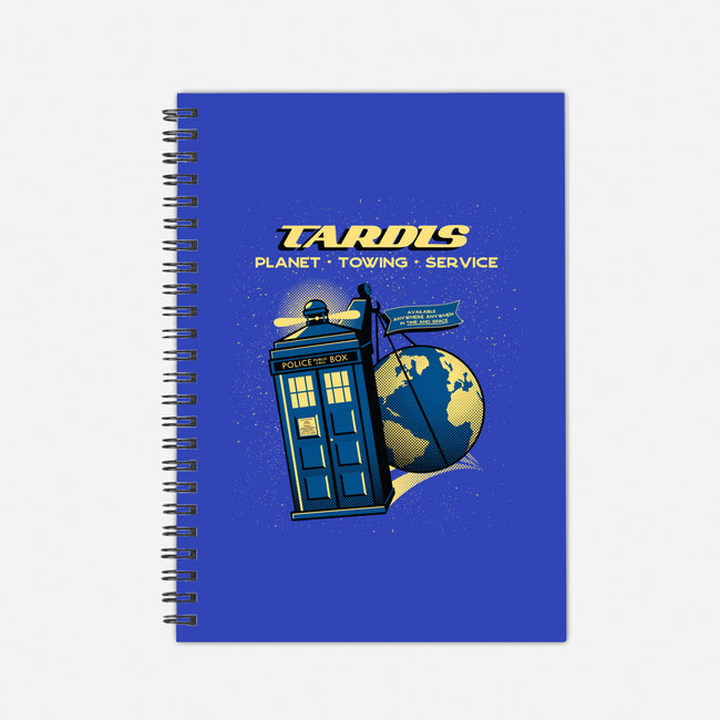 Planet Towing Service-none dot grid notebook-tobefonseca