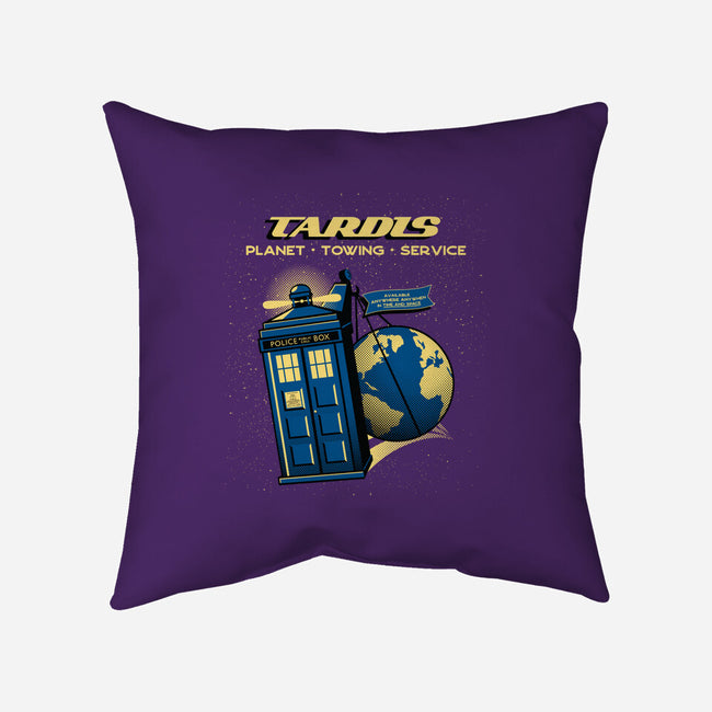 Planet Towing Service-none removable cover w insert throw pillow-tobefonseca