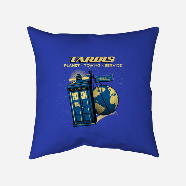 Planet Towing Service-none removable cover w insert throw pillow-tobefonseca