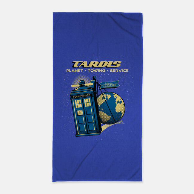 Planet Towing Service-none beach towel-tobefonseca