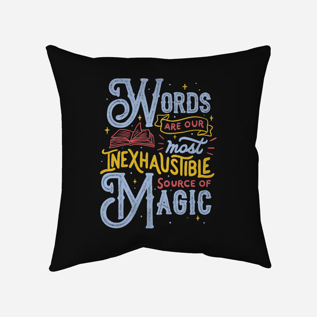 Inexhaustible Source Of Magic-none removable cover w insert throw pillow-tobefonseca