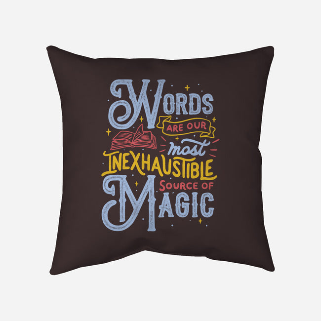 Inexhaustible Source Of Magic-none removable cover w insert throw pillow-tobefonseca