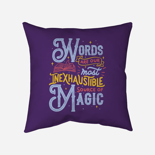 Inexhaustible Source Of Magic-none removable cover w insert throw pillow-tobefonseca