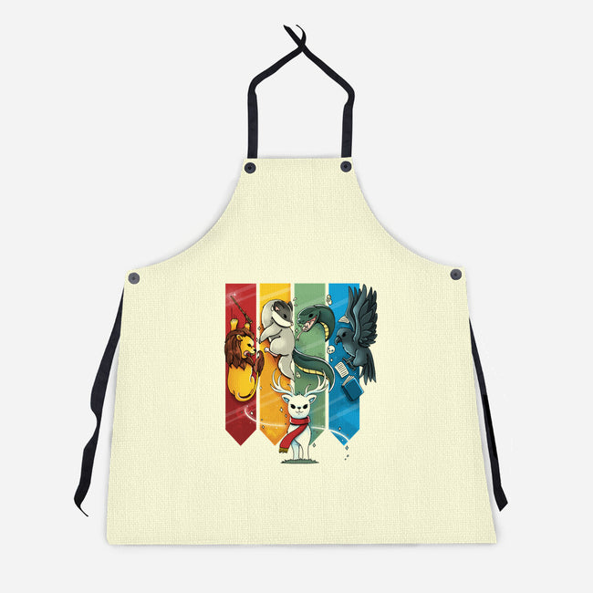 Magic Animals-unisex kitchen apron-Vallina84