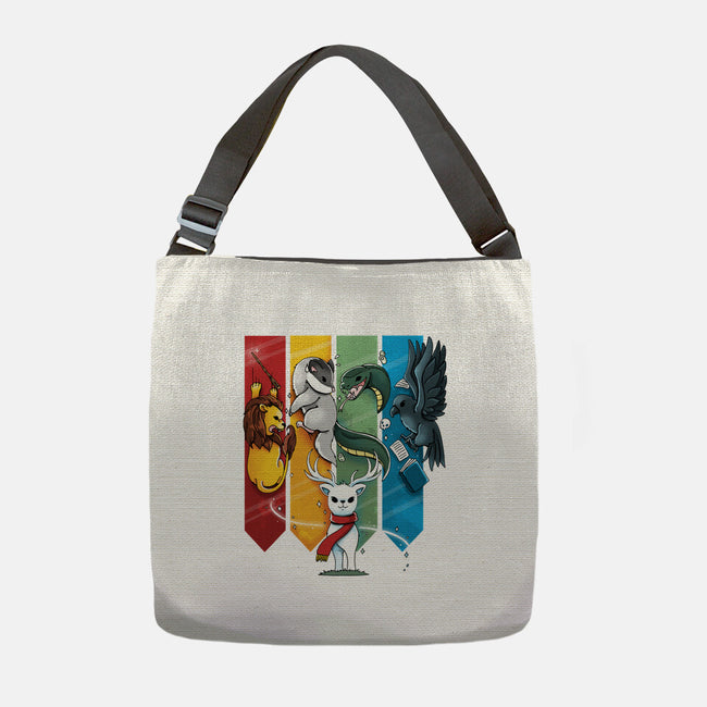 Magic Animals-none adjustable tote bag-Vallina84