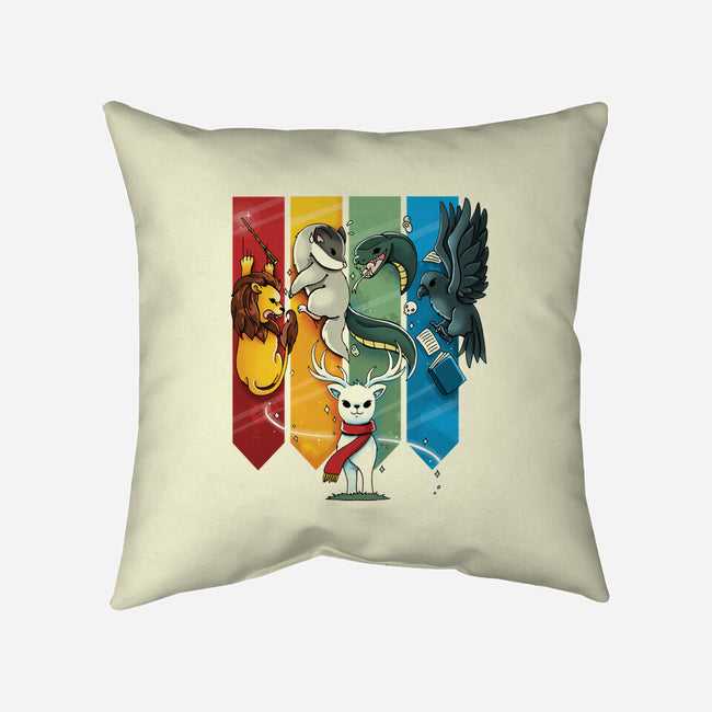 Magic Animals-none removable cover w insert throw pillow-Vallina84