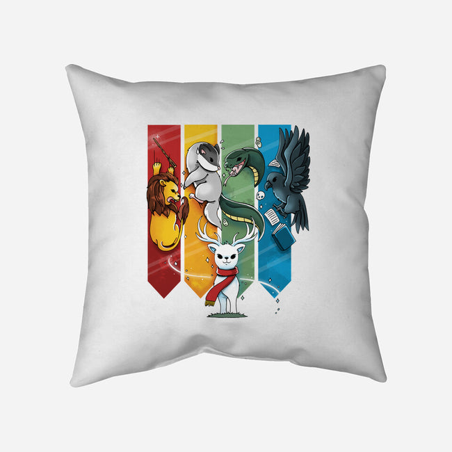 Magic Animals-none removable cover w insert throw pillow-Vallina84