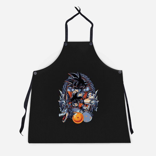 Legendary Saiyan-unisex kitchen apron-Badbone Collections