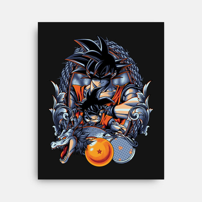 Legendary Saiyan-none stretched canvas-Badbone Collections
