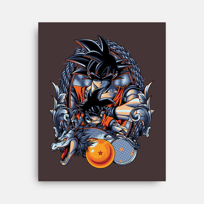 Legendary Saiyan-none stretched canvas-Badbone Collections