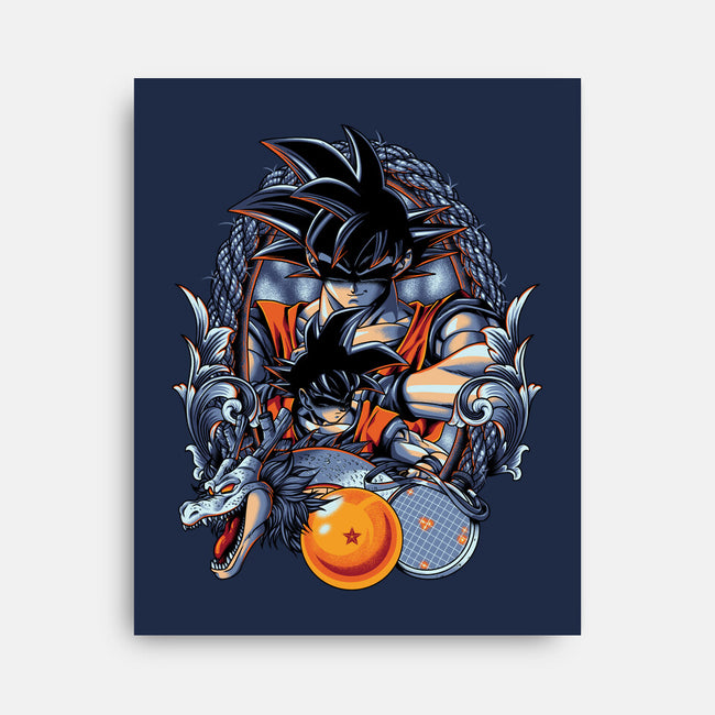 Legendary Saiyan-none stretched canvas-Badbone Collections