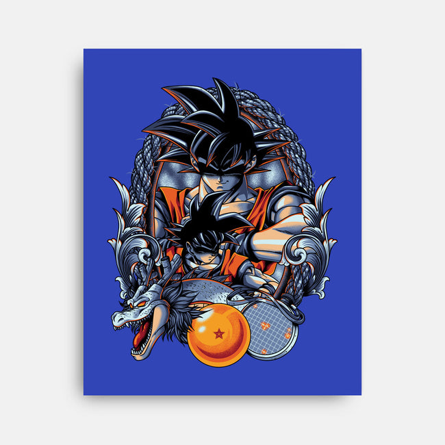 Legendary Saiyan-none stretched canvas-Badbone Collections