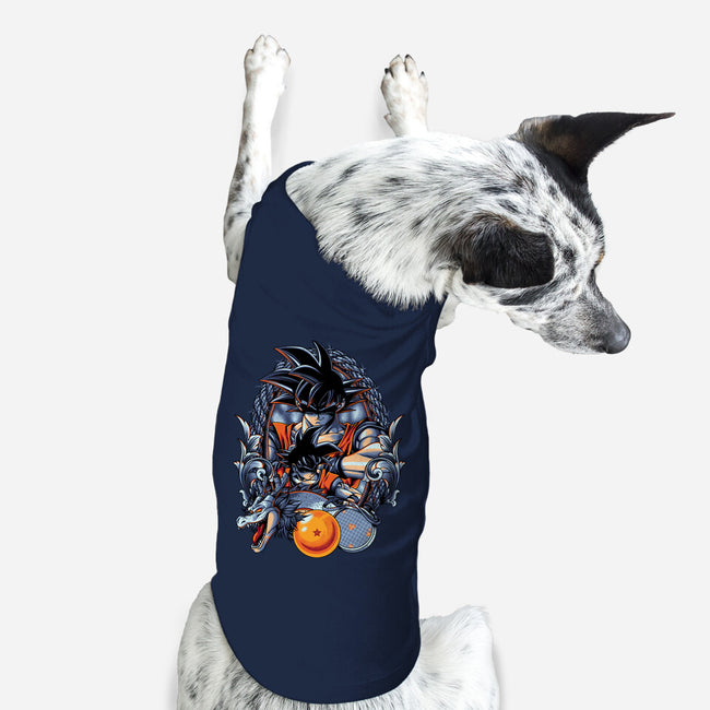 Legendary Saiyan-dog basic pet tank-Badbone Collections