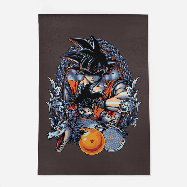 Legendary Saiyan-none outdoor rug-Badbone Collections