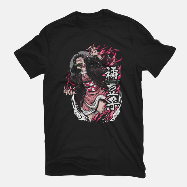 Nezuko Rage-unisex basic tee-Knegosfield