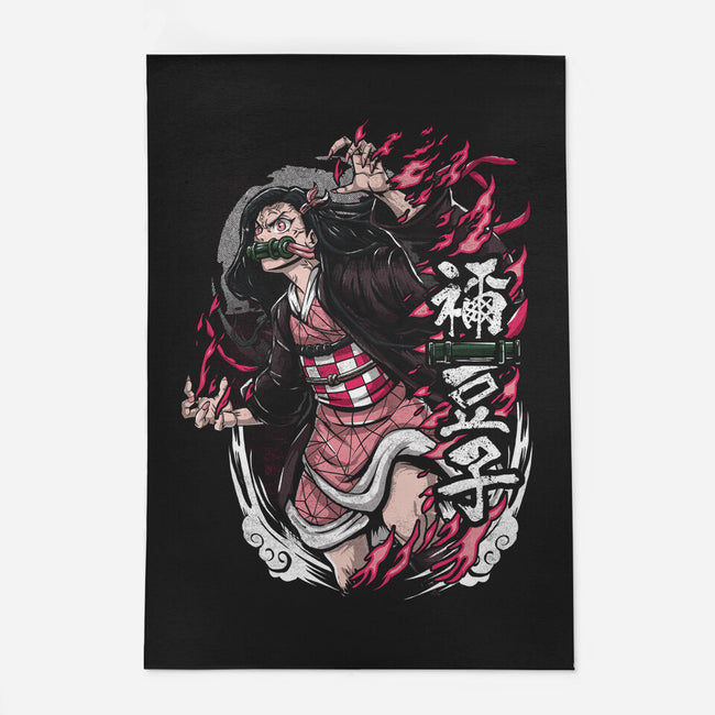 Nezuko Rage-none outdoor rug-Knegosfield