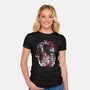 Nezuko Rage-womens fitted tee-Knegosfield
