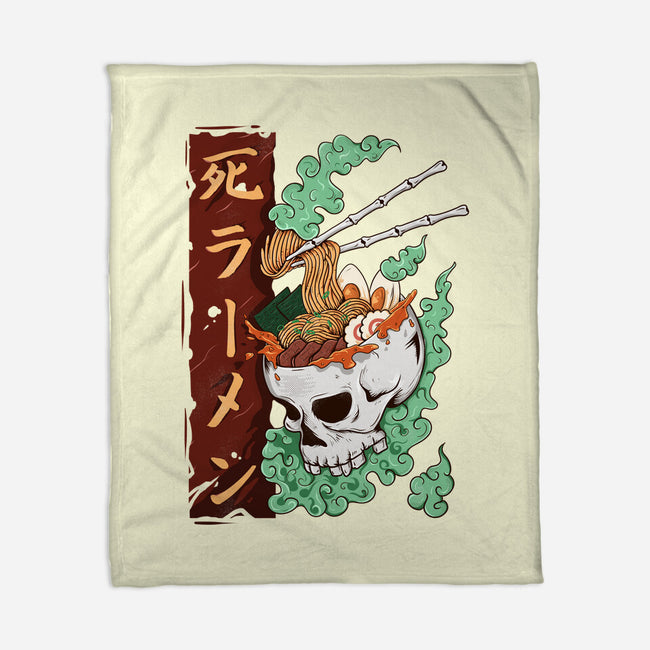 The Death Ramen-none fleece blanket-Wahyu Azizi