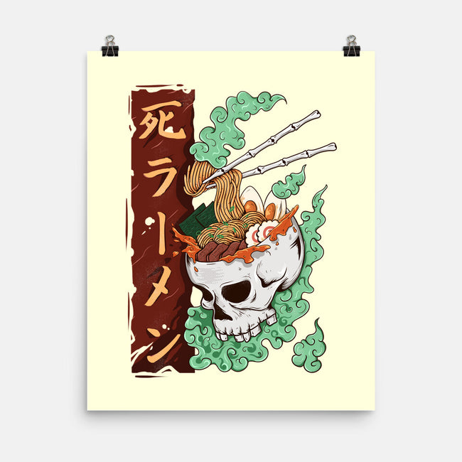 The Death Ramen-none matte poster-Wahyu Azizi