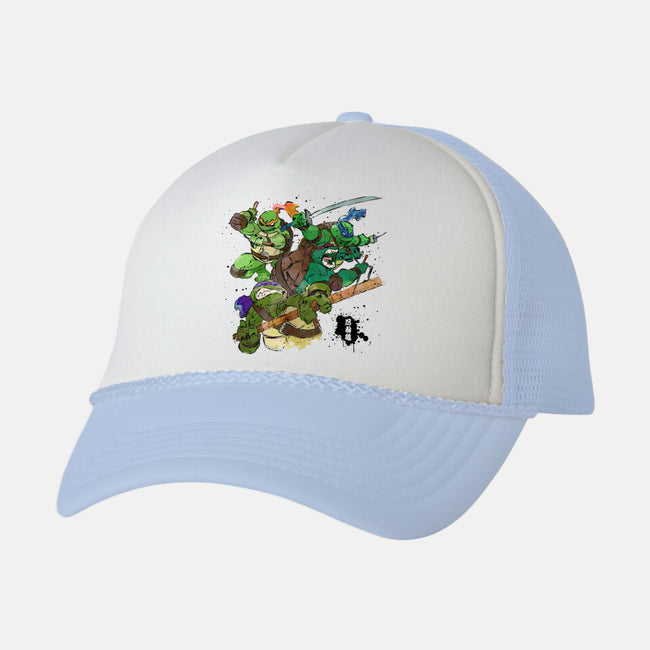 Turtle Warrior-unisex trucker hat-Wyn.L