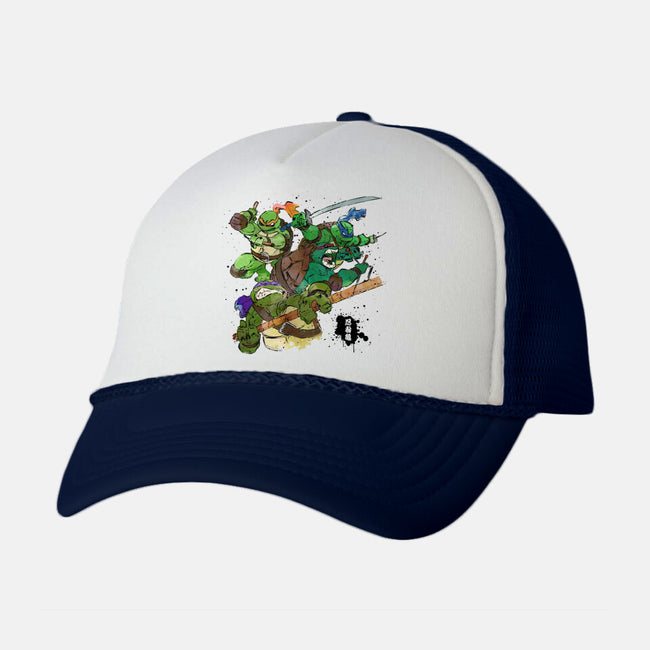 Turtle Warrior-unisex trucker hat-Wyn.L