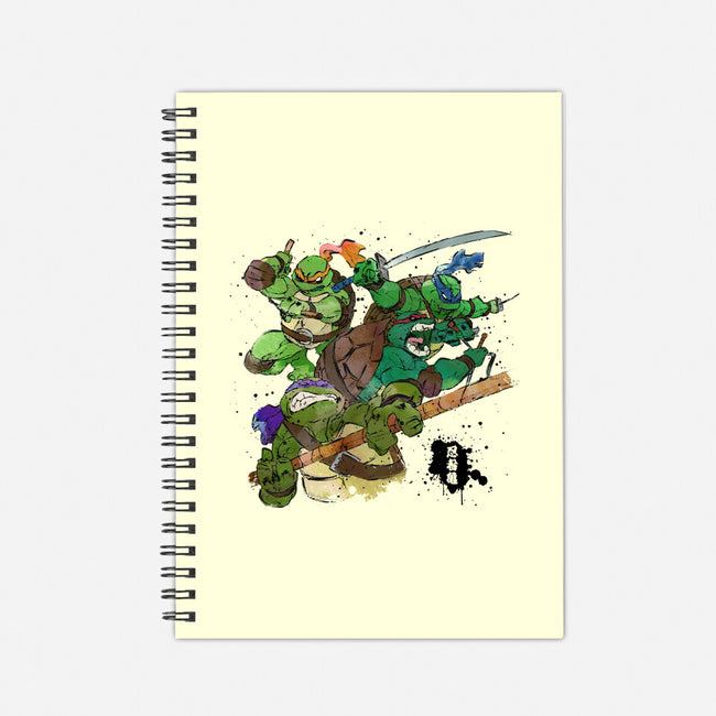 Turtle Warrior-none dot grid notebook-Wyn.L