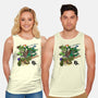 Turtle Warrior-unisex basic tank-Wyn.L