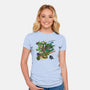 Turtle Warrior-womens fitted tee-Wyn.L