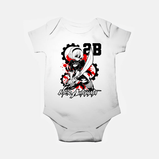 2B Automata-baby basic onesie-Faissal Thomas