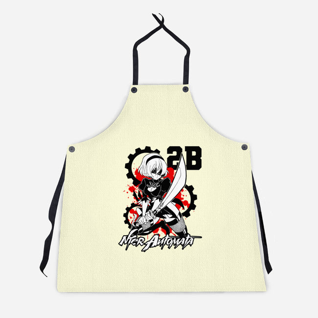 2B Automata-unisex kitchen apron-Faissal Thomas