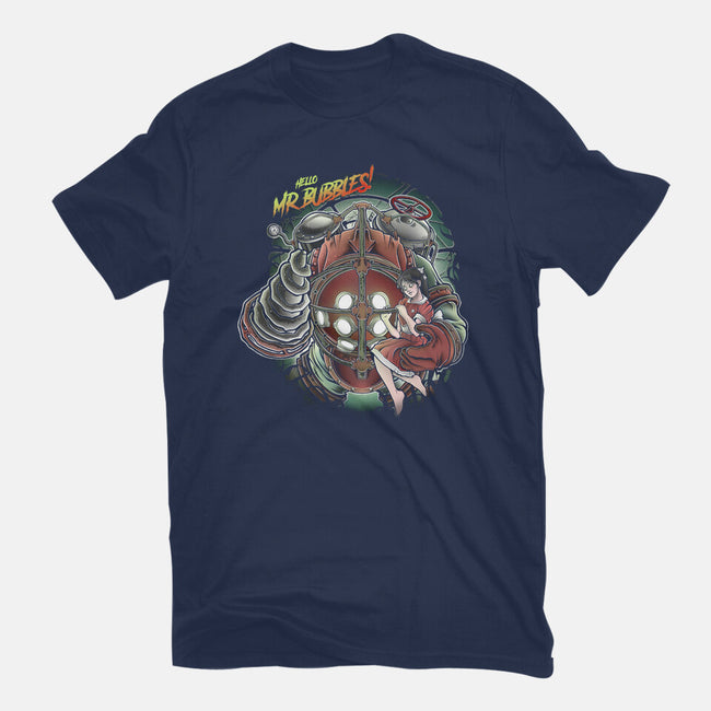 Mr. Bubbles-unisex basic tee-Fearcheck