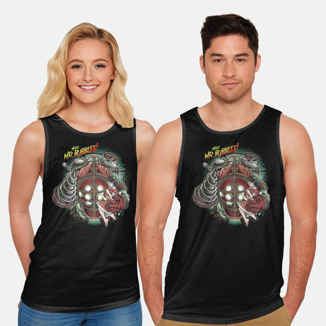 Mr. Bubbles-unisex basic tank-Fearcheck