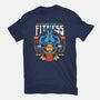 Saber Tiger Fitness-womens fitted tee-Logozaste