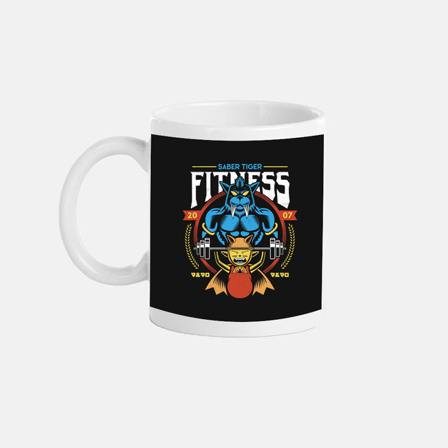 Saber Tiger Fitness-none glossy mug-Logozaste